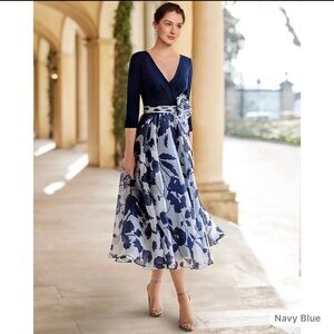 BRAND NEW TEA LENGTH DRESS-NEVER WORN